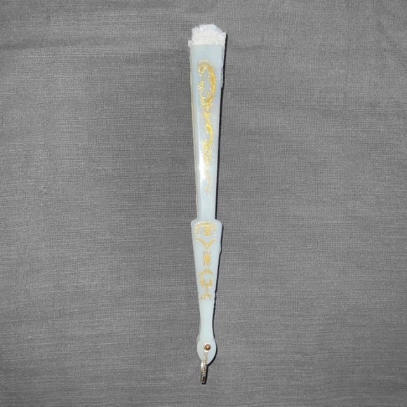 Vintage Floral "Puerto Rico" Lace-Edged Fan - Picture 4 of 6